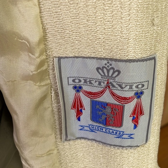 Vintage 60’s Oktavio High Class Wool Butter-Yellow Short Jacket, Size 46 EU/12US - Picture 11 of 16